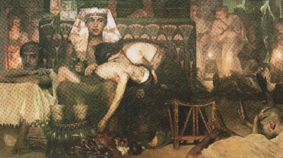 Смерть первенца фараона. (Лоренс Альме-Тадема).